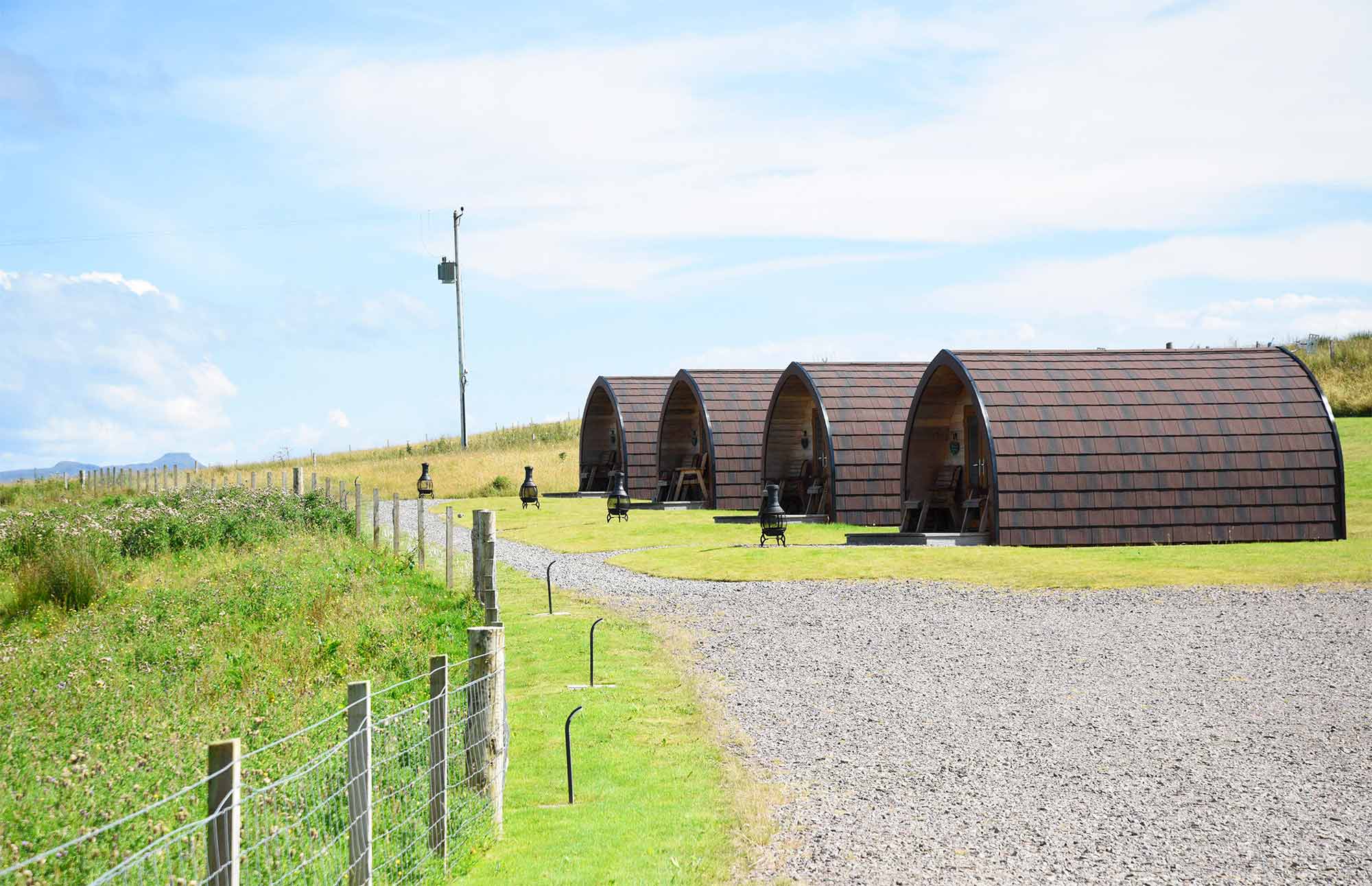 Skeabost View Pods on the Isle of Skye