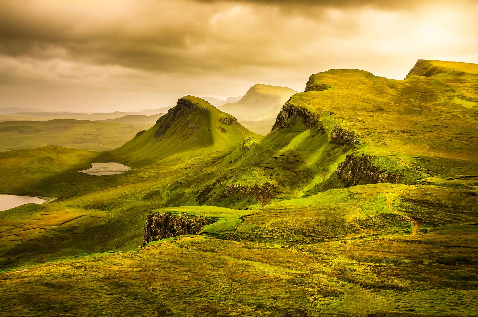 The Quiraing on the Isle of Skye